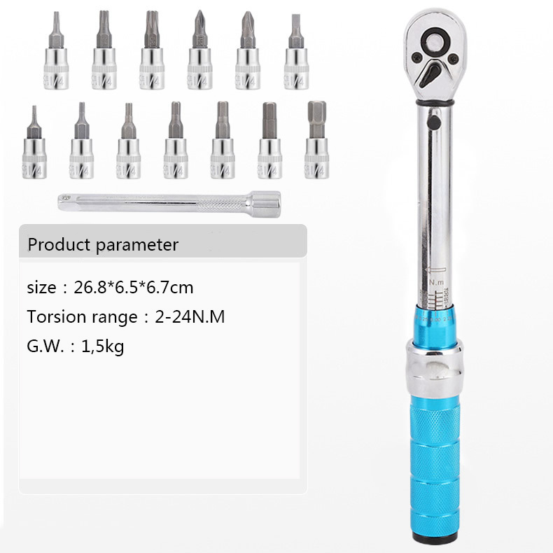 Easy To Use Alloy Steel 2 To 24 Nm Torque Wrench