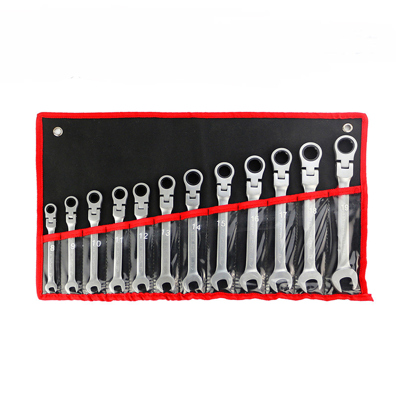 High Quality 72 Tooth ‎CRV Metric 12pcs Wrench Set