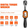 Digital Carbon Steel 72 Teeth Electronic Torque Spanner