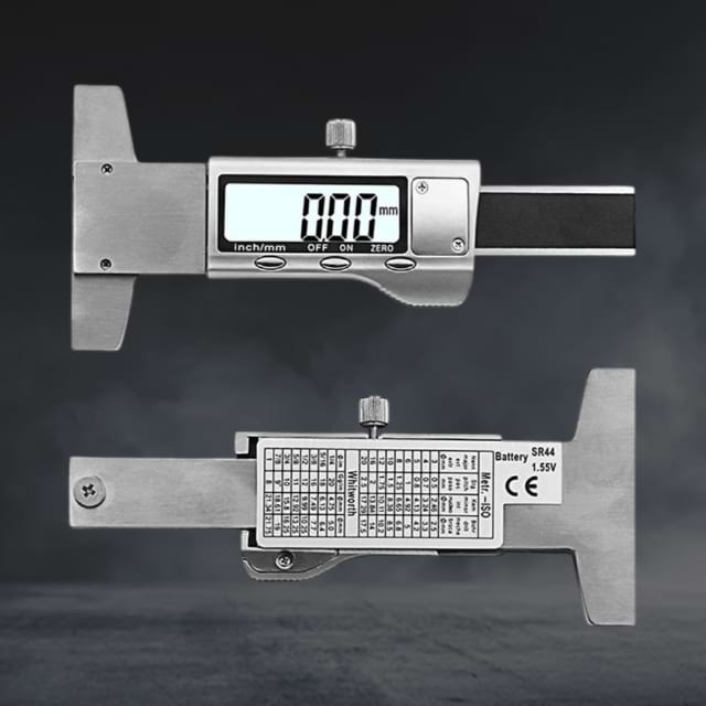 High Precision Metal Digital Tire Depth Gauge