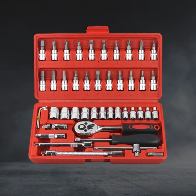 Hiagh Quality 46pcs Wrench Socket Tool Set