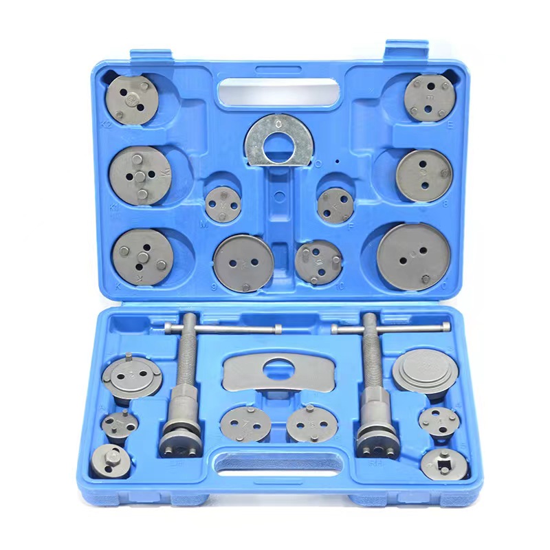 Hot Sale 22pcs Heavy Duty Disc Brake Piston Caliper Compressor Rewind Tool Set And Wind Back Tool Kit for Brake Pad Replacement Reset, Fits Most Autos