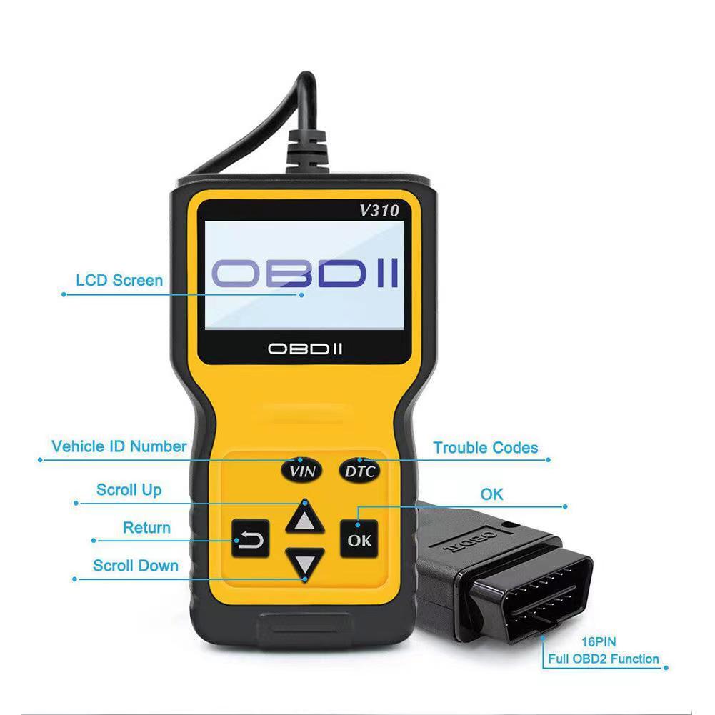 Hot Sale Car OBD2 Scanner Code Reader Engine Fault Scanner CAN Diagnostic Scan Tool for All OBD II Protocol Cars