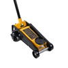 Hydraulic Low Profile Aluminum And Steel Racing Floor Jack with Dual Piston Quick Lift Pump, 3 Ton Capacity, Yellow